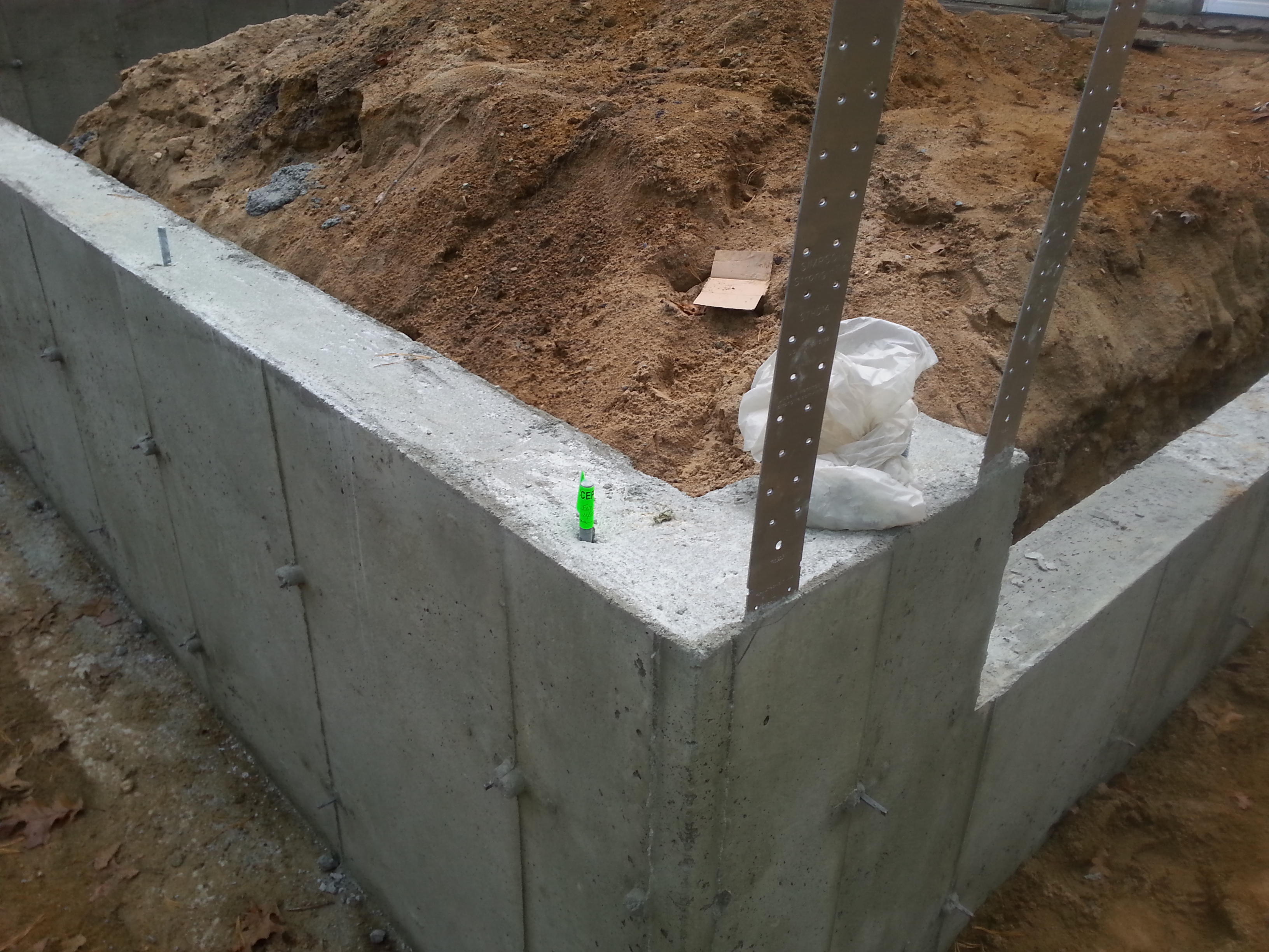 Foundation work completed